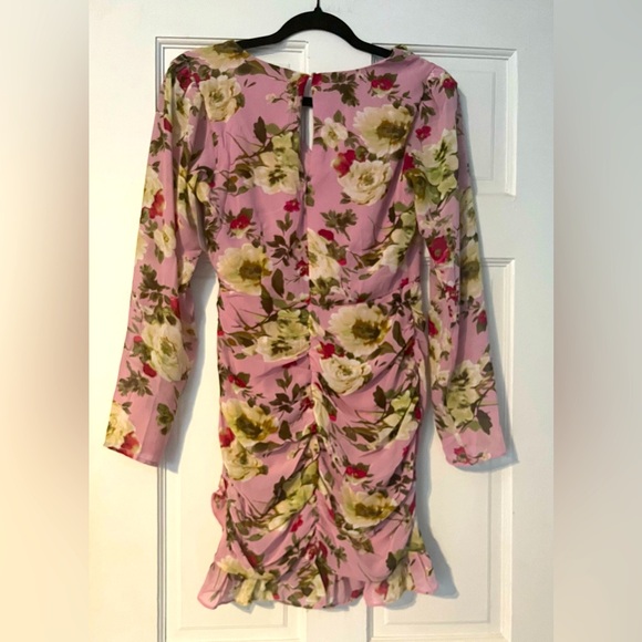 Lush Floral Mini Dress - Picture 2 of 3